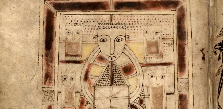 Detail from the Book of Deer