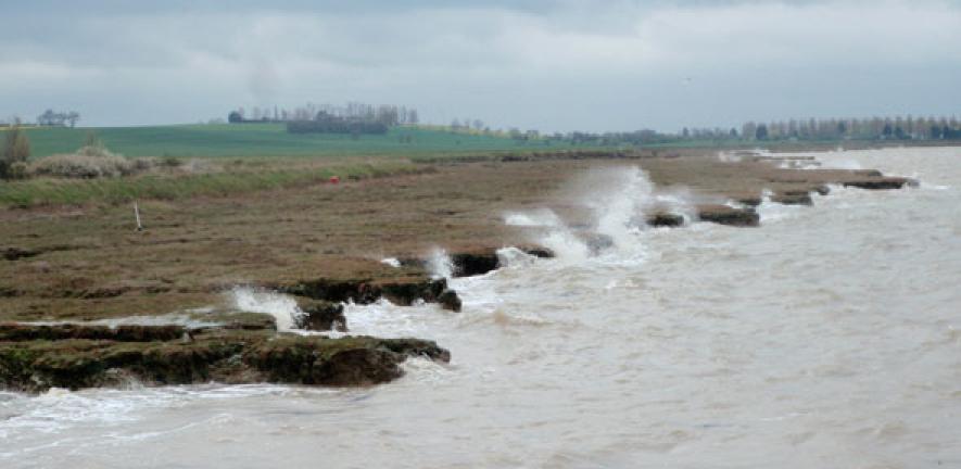 Storm on a rising tide, Orplands, Essex