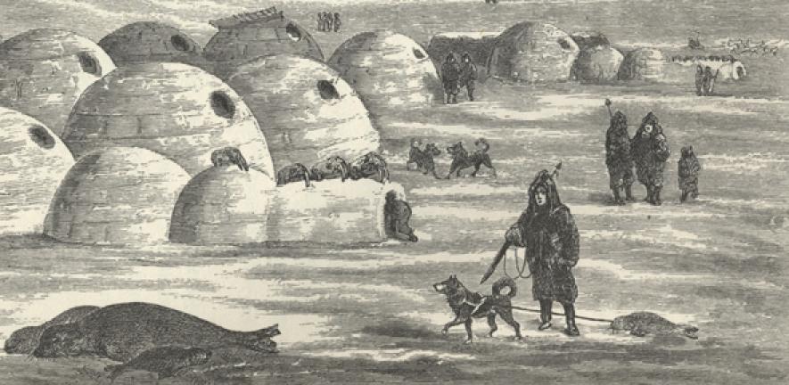 Ig-loos or Snow Villages at Oo-pung-ne-wing