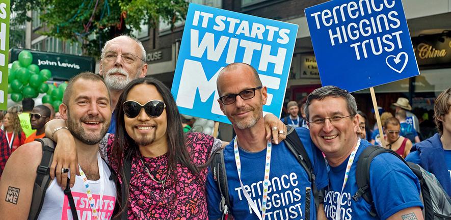 Participants at London's annual LGBT Pride march
