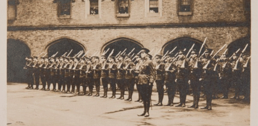 Rupert Brooke and Rugby Cadet Corps c.1906