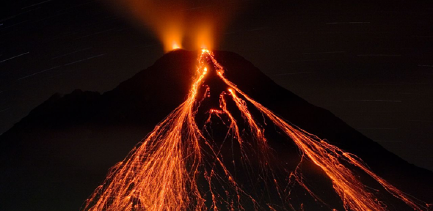 Arenal Volcano in November 2006