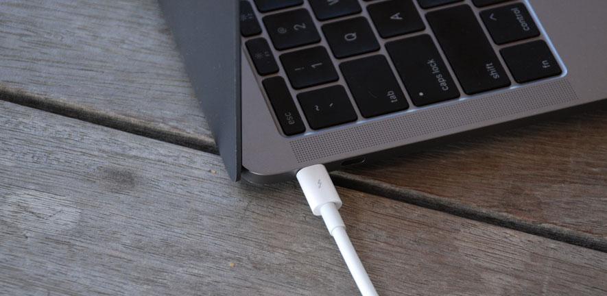 Macbook pro with dongle