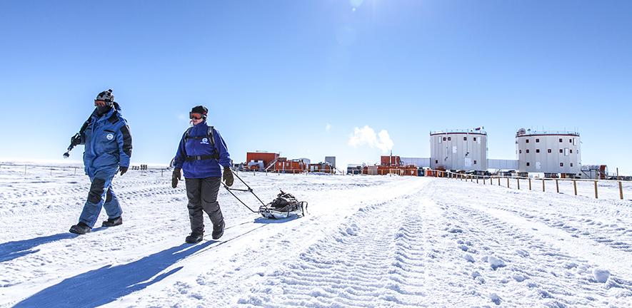 Concordia research station in Antarctica