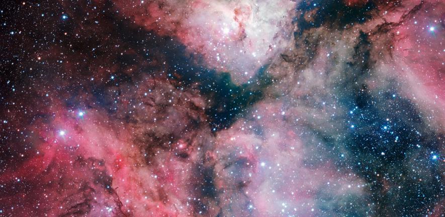 The spectacular star-forming Carina Nebula has been captured in great detail by the VLT Survey Telescope at ESO’s Paranal Observatory.  