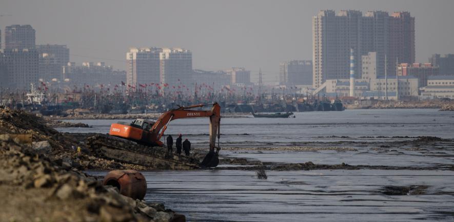 Extensive coastal development along the East Asia coastline has led to rapid declines of tidal flat ecosystems, which are the principal coastal ecosystems protecting coastal populations in China