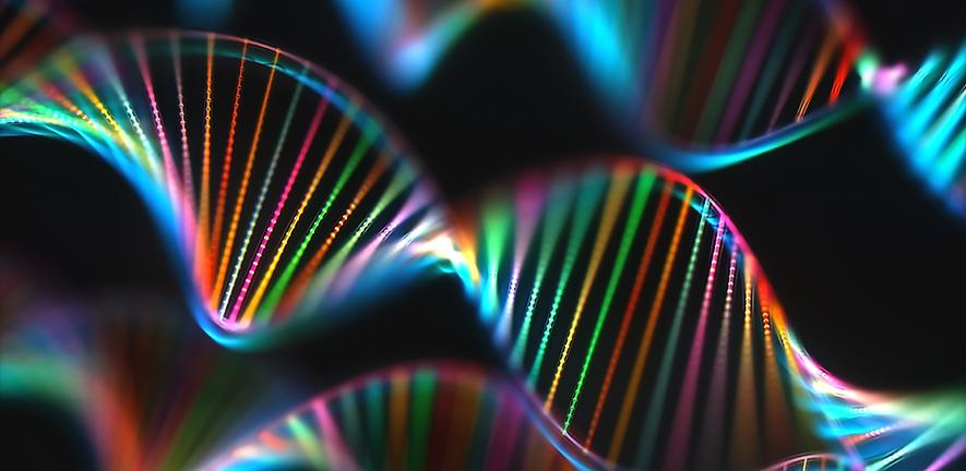 Illustration of DNA molecules