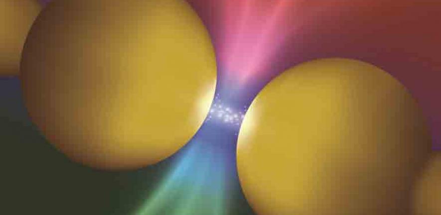 Nano-sized balls of gold