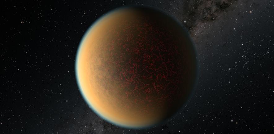 Artist’s impression of the exoplanet GJ 1132 b