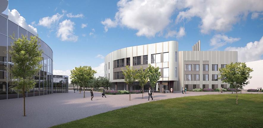 Artist's impression of the Cambridge Heart and Lung Research Institute