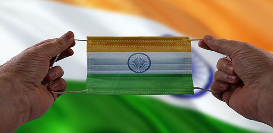India flag face mask. Image by Gerd Altmann from Pixabay