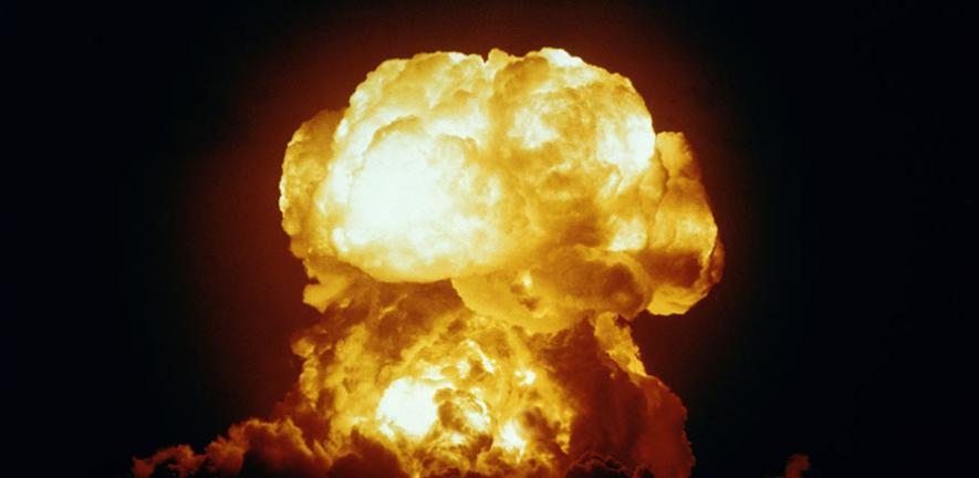 U.S. Navy nuclear test, Bikini Atoll.