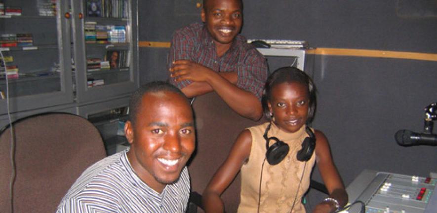 Community radio volunteers, Breeze-FM, Chipata, Zambia
