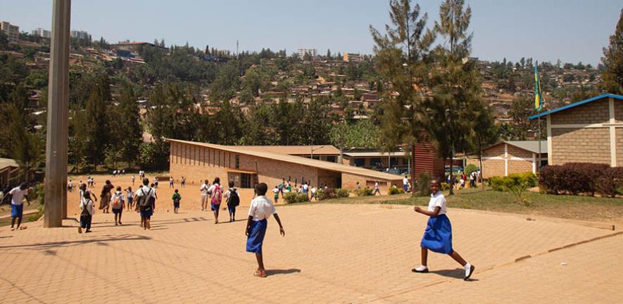 Schoolchildren in Rwanda