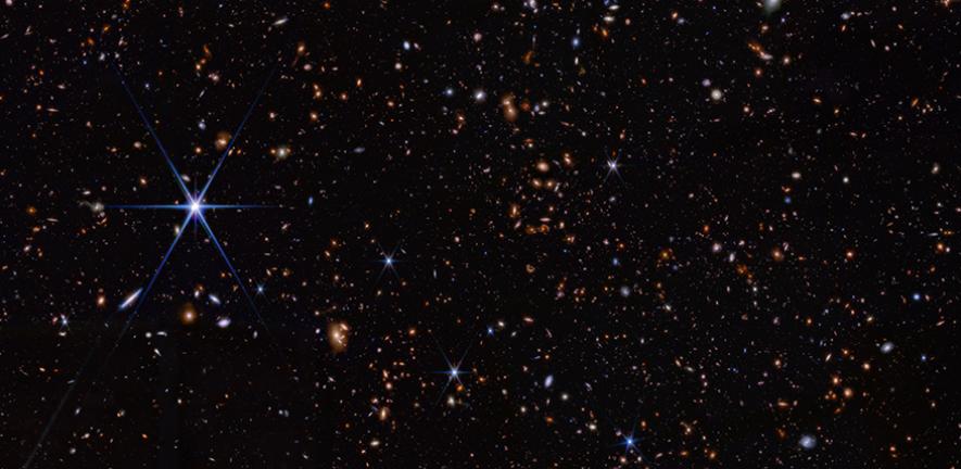Deep field image from JWST
