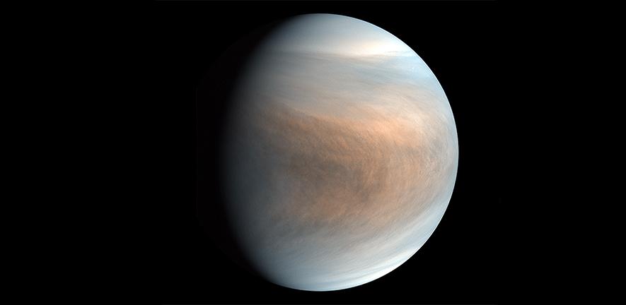 Synthesized false colour image of Venus