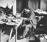 Solomon Schechter at work in the old University Library