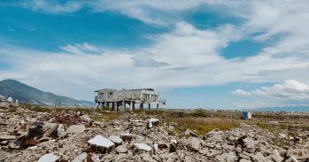 Palu, Indonesia, devastated by an earthquake in 2018