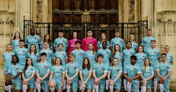 CUAFC men's and women's football teams wear kit made of recycled plastic bottles