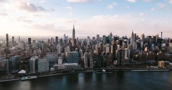 Photograph of New York skyline