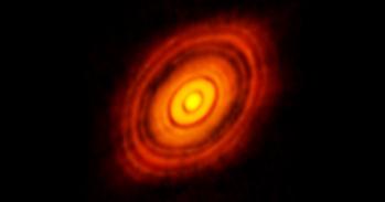 ALMA image of the protoplanetary disc around HL Tauri