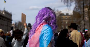 Trans Rights Protest London, April 2022