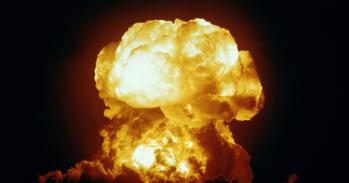 US Navy nuclear test, Bikini Atoll.