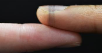 Sensors printed on human fingers