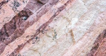 Close-up image of pink rocks