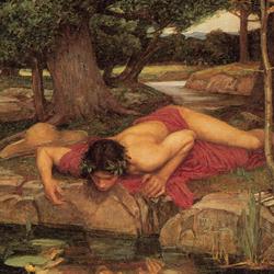 Echo And Narcissus by John William Waterhouse 