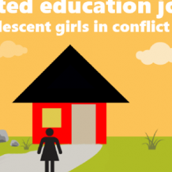 Adolescent girls are the biggest victims in conflict settings
