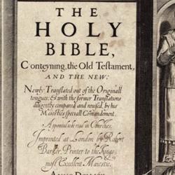 King James Bible title page
