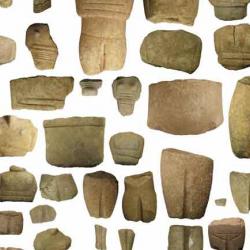 Fragments of figurines found on Keros