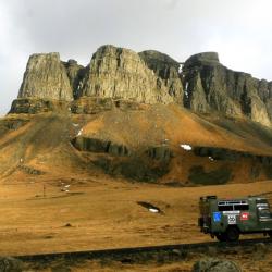 The "Embulance" hits the road in Iceland.