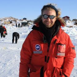 Stephen Leonard in Greenland.