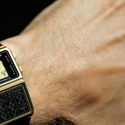 Casio Gold Calculator Watch