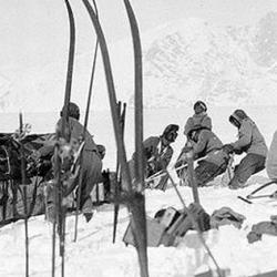 One of the photos taken by Captain Scott during the Terra Nova expedition
