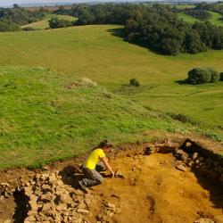 Excavations at Ham Hill, Somerset.