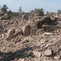 Bam, southeastern Iran, after the 2003 earthquake