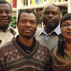 From left: O. Okunoye, T. Awosanmi, K. Simala and E. El-Nour