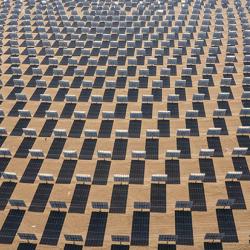 Solar panels in Dunhuang, Gansu, China