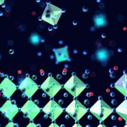 Atomic scale view of perovskite crystal formation