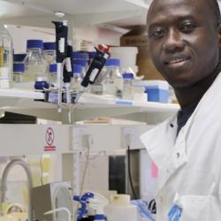Kenyan PhD student in Pathology Department