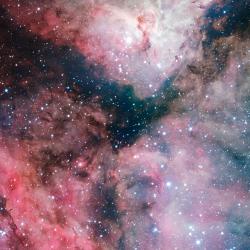 The spectacular star-forming Carina Nebula has been captured in great detail by the VLT Survey Telescope at ESO’s Paranal Observatory.  