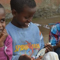 Young children in Ethiopia 