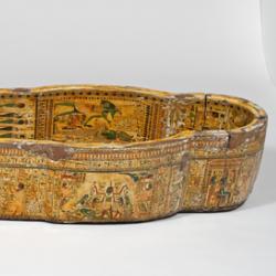 Full length view of coffin from the coffin set of Nespawershefyt, About 1000 BC 