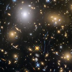 Observations by the NASA/ESA Hubble Space Telescope have taken advantage of gravitational lensing to reveal the largest sample of the faintest and earliest known galaxies in the universe. 