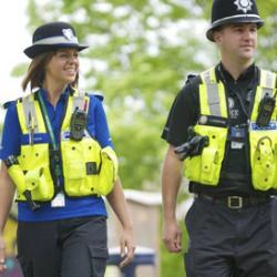 PCSOs from West Midlands Police on patrol