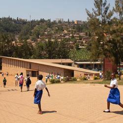 Schoolchildren in Rwanda