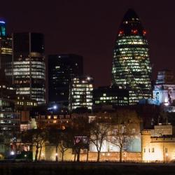 The Square Mile by night